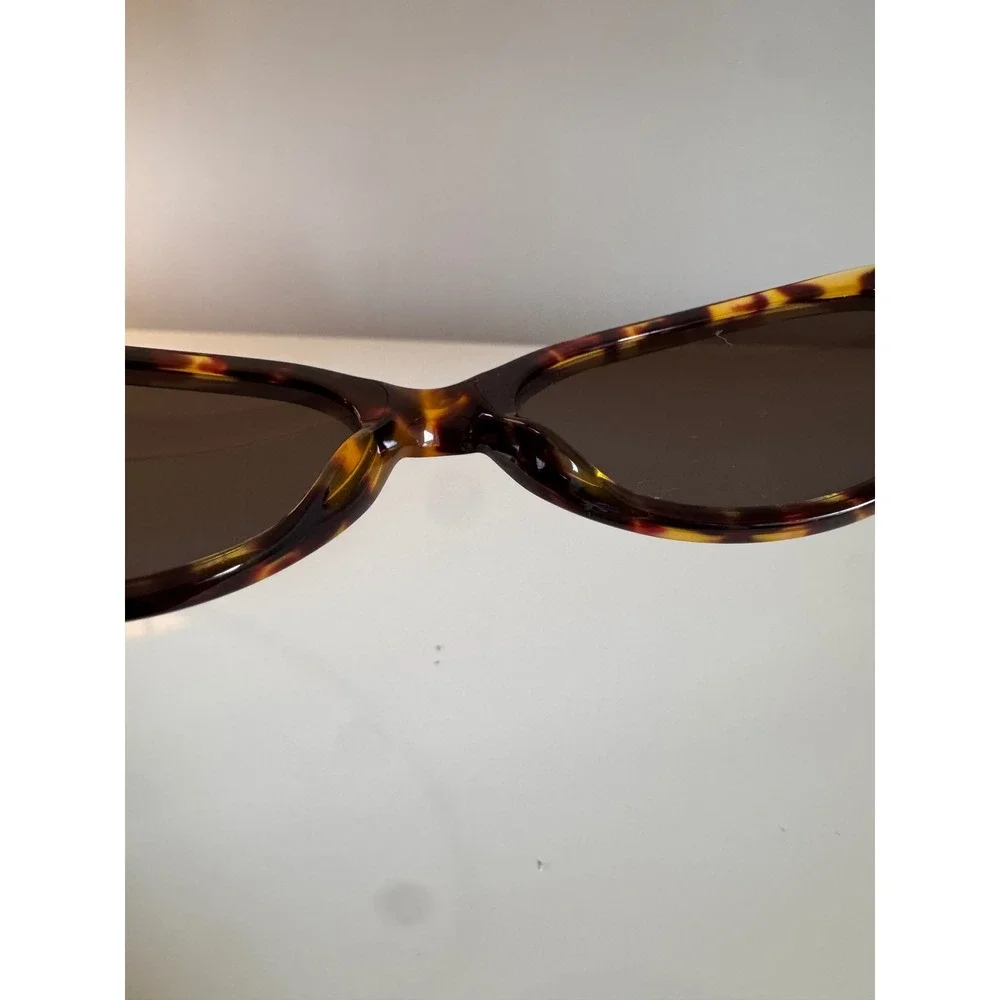 Gucci Vintage Y2K GG2465/S Tortoiseshell Oval Sunglasses Brown Made in Italy - Picture 10 of 16
